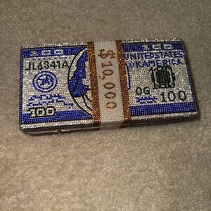 Crystal Money Clutch